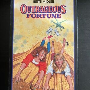Outrageous Fortune VHS Tape